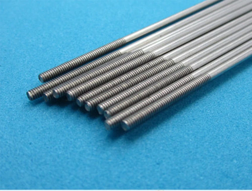 #1195 5Pcs Servo Rudder M2 Stainless Steel Arm Linkage Fixed Wing RC Boat - Image 3 of 4