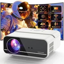 DBPOWER Native 1080P 5G WiFi Bluetooth Projectors 610ANSI FHD Home Theater HDMI
