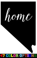 Vinyl Decal Truck Car Sticker Laptop - Home State Outline Love USA Nevada