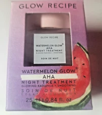 GLOW RECIPEWatermelon Glow AHA Night Treatment, 25ml / 0.84oz Travel Size