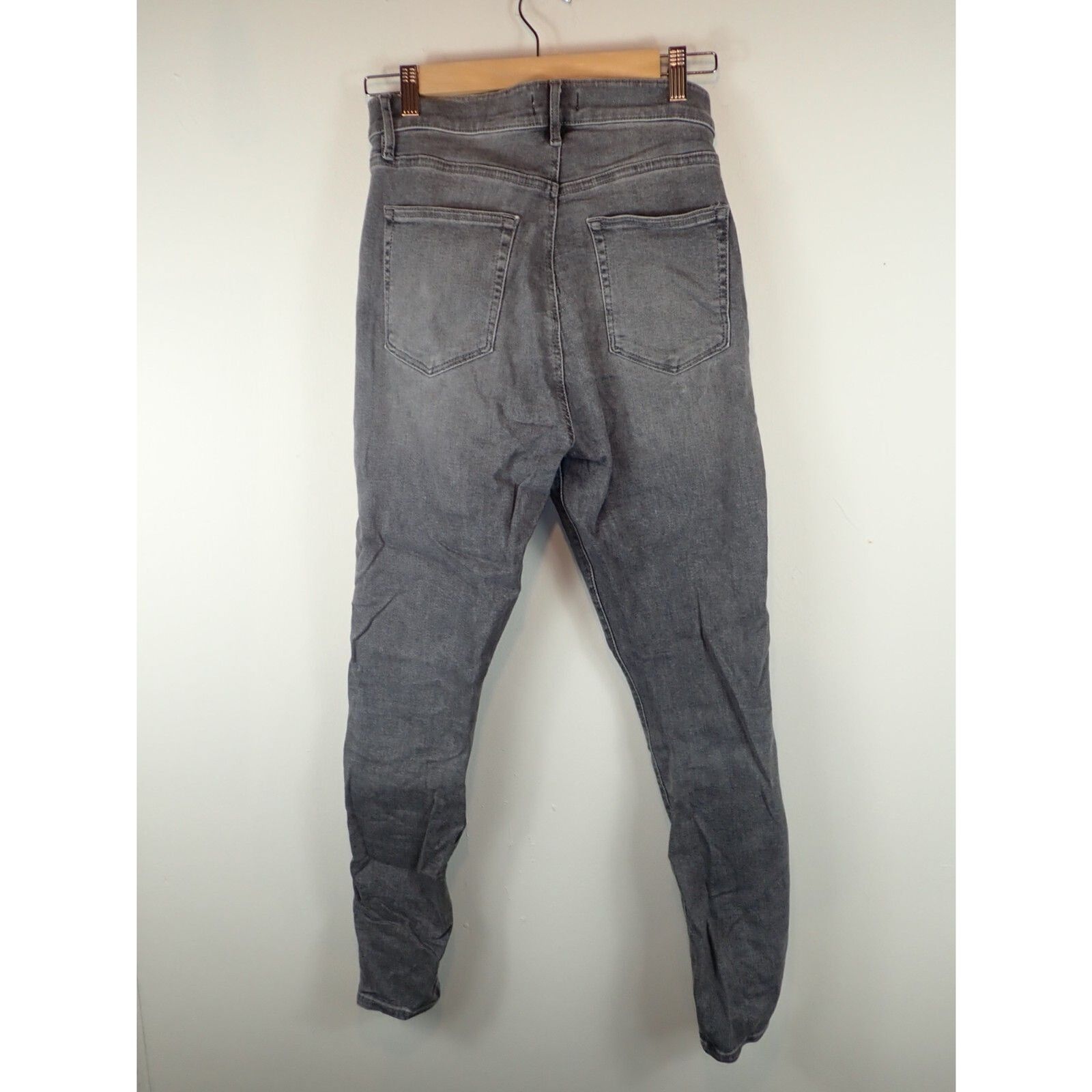 LOFT Gray Skinny Jeans Slim Pockets Size 29 Size … - image 4