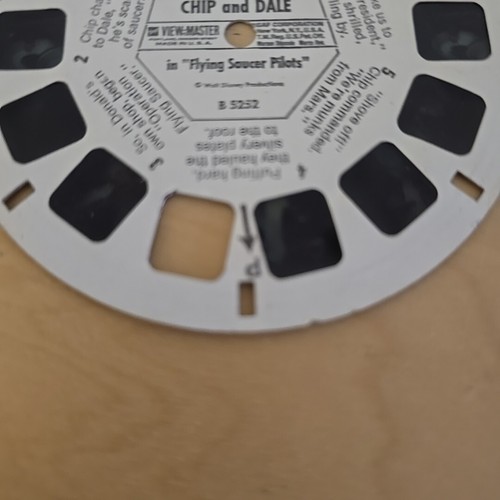 View-Master Sawyers Tan/Grey Viewer Vintage Portland Oregon USA w 3 Disney Slide - Picture 7 of 11