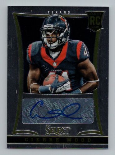Cierre Wood 2013 Panini Select Auto #256 Houston Texans 51/199 Rookie Card RC - Picture 1 of 2