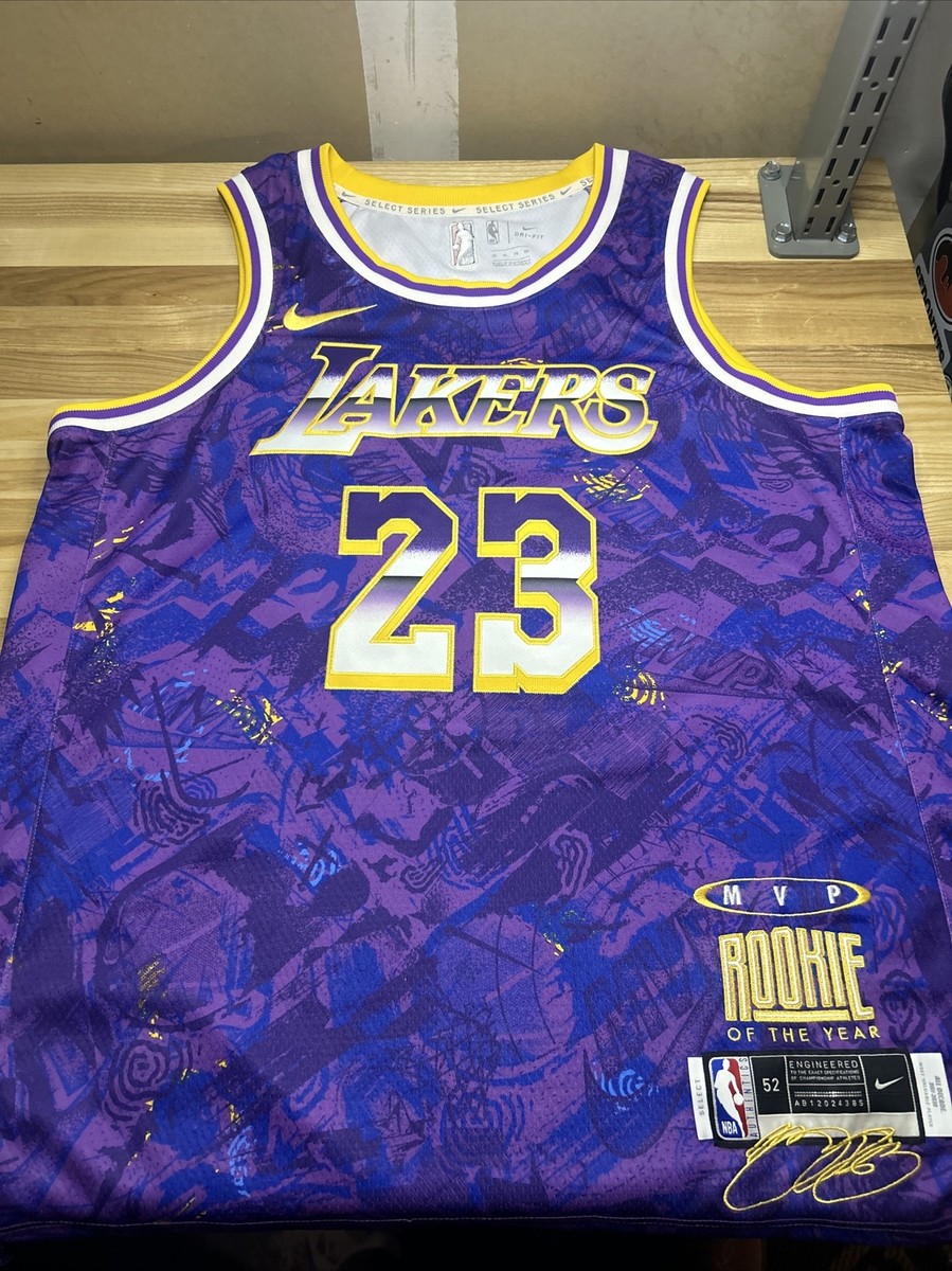 NIKE Lakers LEBRON JAMES NBA MVP ジャージー Nike LA Lakers LeBron James Black MVP Swingman Jersey Mens