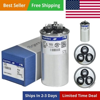 GE Round Capacitor 45 5 uf MFD, 97F9895, Z97F995, 97F9895BZ3, 27L880, 370V