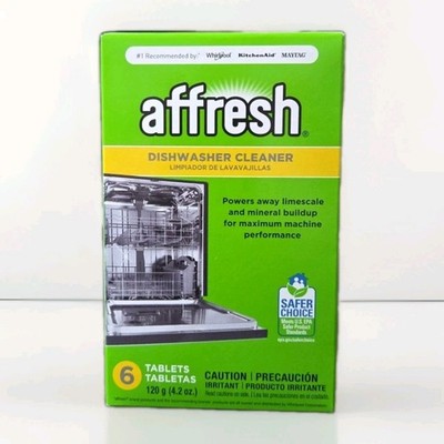 Affresh Dishwasher Cleaner, Helps Remove Limescale and Odor-Causing Residue, 6