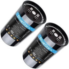 [2025 Upgraded]  270-324 Uf MFD 330 VAC round Start Capacitor 50/60 Hz AC Electr