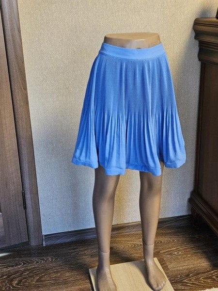 Women Karen Millen Skirt Blue Polyester 40 / L /