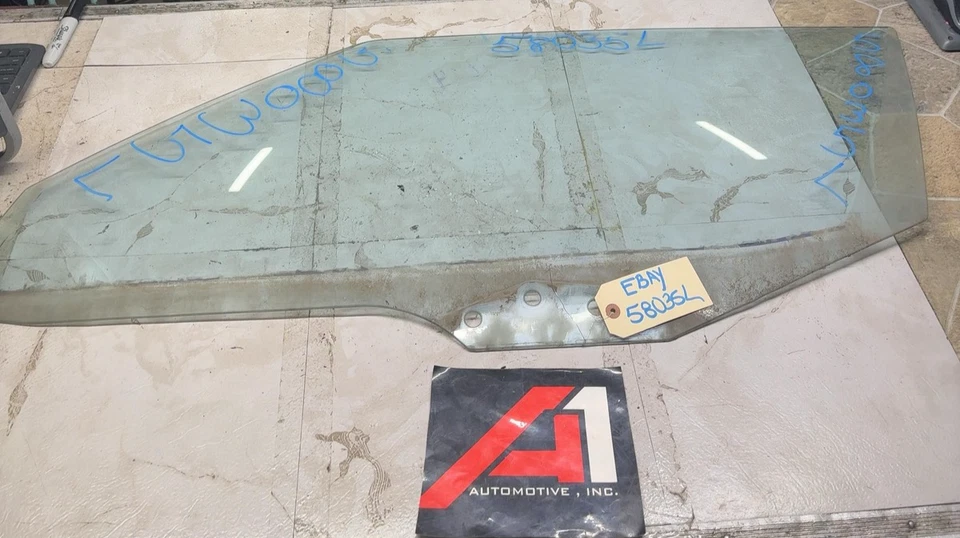 Conjunto de ventana de vidrio puerta delantera izquierda lado conductor STARION 84-89 CONQUEST 1983-89 Foto 2 de 4