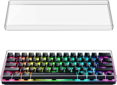 Premium Acrylic Keyboard Cover for 60% Compact 61 Key Keyboard, Compatible with 