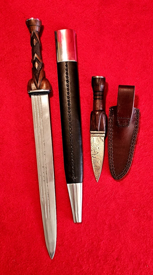 Set of Two Knives Traditional Scottish Dirk - Image 4 of 4