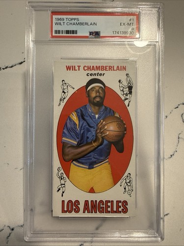 1969 TOPPS BASKETBALL WILT CHAMBERLAIN #1 - PSA 6