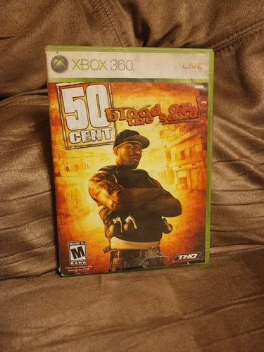 50 Cent Blood On the Sand for Microsoft Xbox 360 Damaged artwork And Game Rare