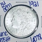 1921 BU UNCIRCULATED MORGAN SILVER DOLLAR AUTHENTIC U.S. MINT FREE SHIPPING 6078