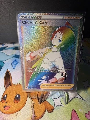 Cheren's Care 177/172 Brilliant Stars Secret Rainbow Rare Pokémon TCG Card