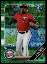 2019 Bowman Chrome #BCP-206 Wander Javier Prospects Green Refractor #/99