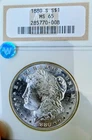 1880-S Morgan $ MS 65 Looks PL Nearly Flawless 🇺🇲🤩