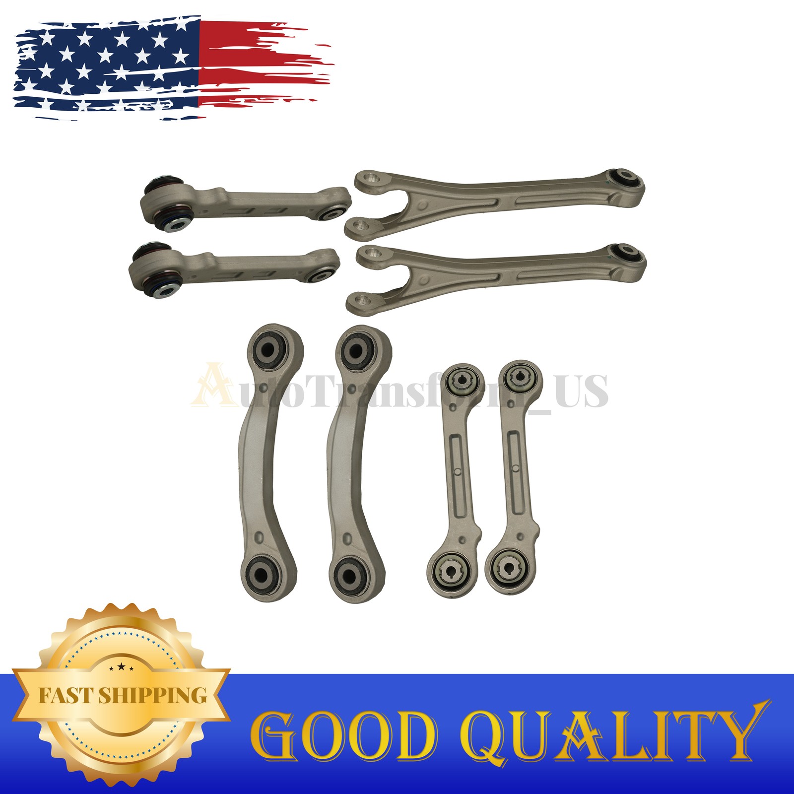 NEW 8PCS For 2017+ Maserati Levante Rear Suspension Control Arm Kit