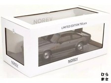 Miniature Car 1/18 Opel Manta B GT E 1982 Gray Metallic Diecast MODELISSIMO