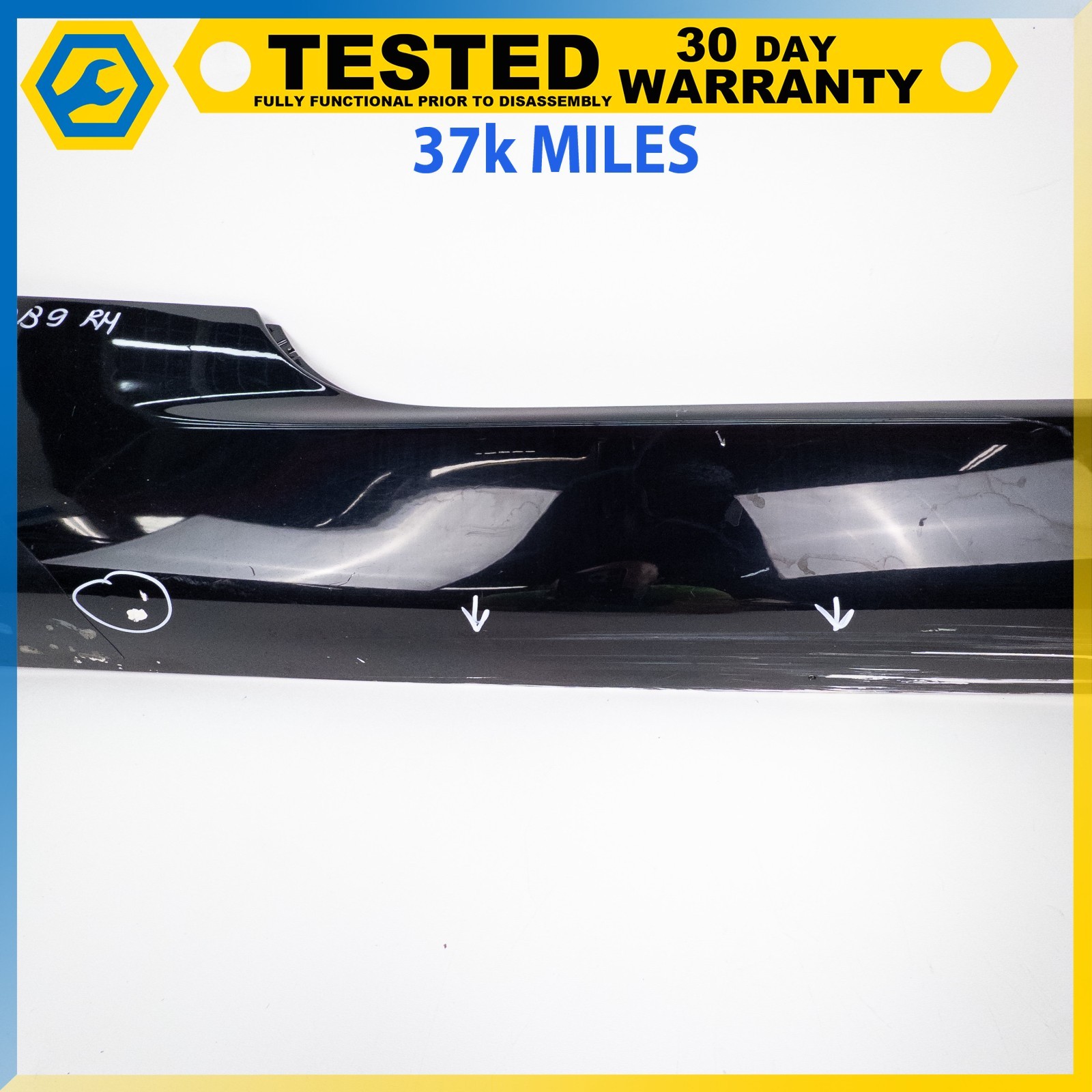 DAMAGED 05-16 ASTON MARTIN DB9 RIGHT PASSENGER SIDE SKIRT ROCKER PANEL OEM