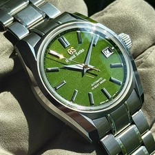 Grand Seiko Heritage Rikka Automatic Green Dial Men's Watch SBGH351G