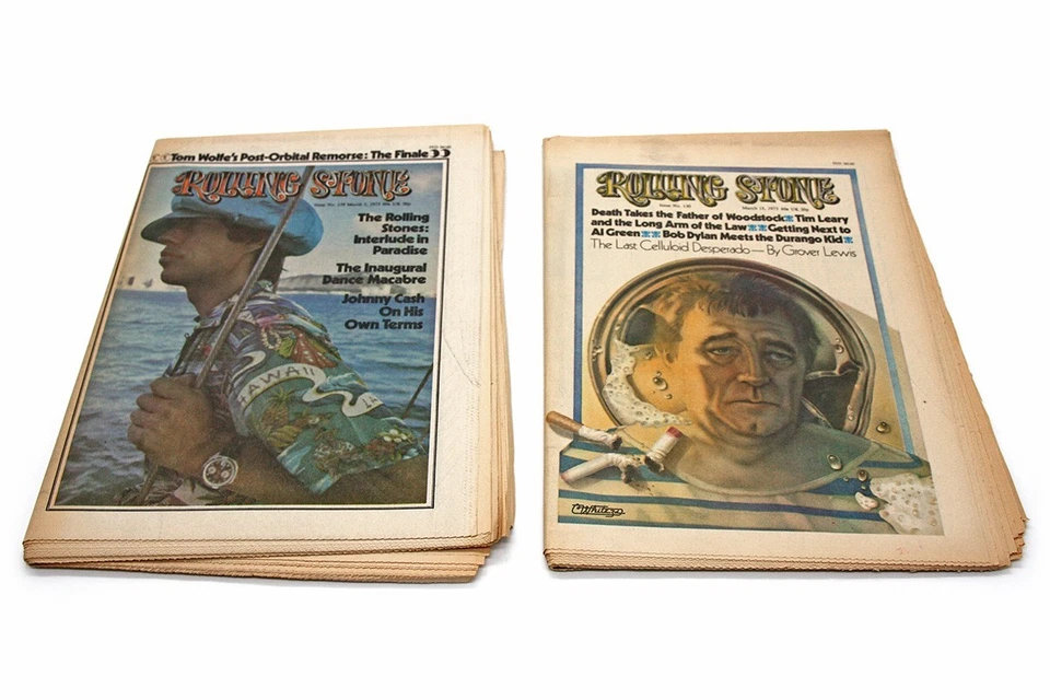 Lot of 1973 (Incomplete) Various "Rolling Stone" Magazines (23), Straight Arrow Foto 4 de 4