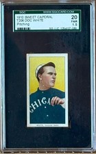 1909-11 T206 ORIGINAL Tobacco Baseball Cards "M thru Z" - All GRADED - You Pick