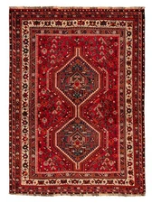 Vintage Oriental Hand-Knotted Carpet 5'0" x 6'9" Traditional Wool Area Rug