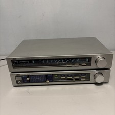 JVC T-k11L Stereo Tuner with JVC A-K11 Stereo Integrated Amplifier Working