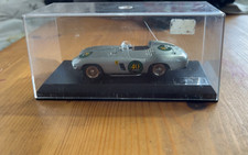 Ferrari 750 Silver Diecast Model Car, Ferrari Vehicle Make, With Display Case
