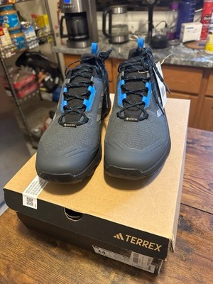 Size 14 - Adidas Terrex Swift R3 GORE-TEX Black Blue Rush