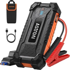 AstroAI S8 Ultra 4000A Car Jump Starter, Box up to All Gas 4000A-Orange 