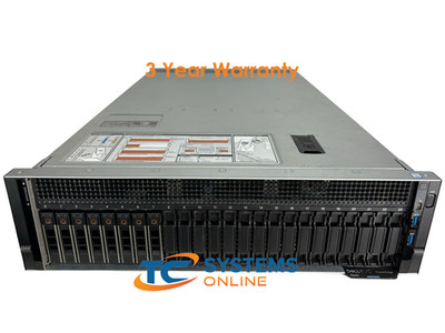 Poweredge R940 24SFF 4x Gold 6130 2.1GHZ =64C/128T 128GB 8x HD TRAY H730