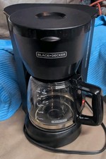 BLACK+DECKER DCM600B 5-Cup Filter Coffee Machine Compact Design Black