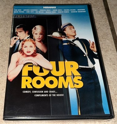 Four Rooms DVD NEW Sealed Region 1 Widescreen Madonna Quentin Tarantino