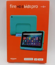 Amazon Fire HD 8 Kids Pro 12th Gen 32GB Wi-Fi 8" Tablet Teal NEW SEALED
