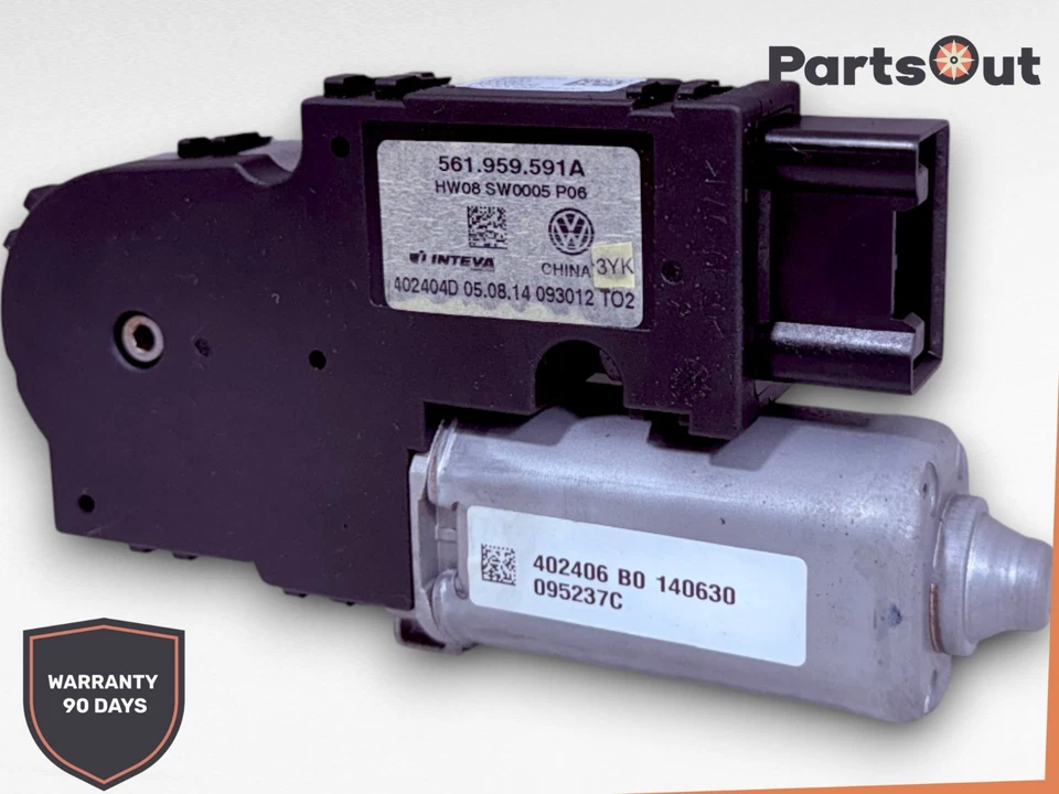 2013 Volkswagen Passat Sunroof Sunroof Panel Motor OEM - Image 3 of 4