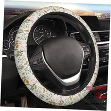 Vintage Flower Floral Herb Steering Wheel Cover For Women Men Girls Car 4 Vintage Flower Floral Herb Steering Wheel Cover For Women Men Girls Car 4