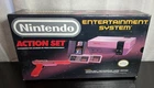 Vintage NES Action Set Empty Box Styrofoam & Inserts Only - Console Not Included
