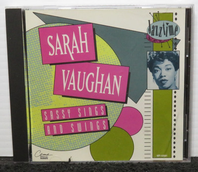 SARAH VAUGHAN SASSY SINGS & SWINGS CD COMPACT DISC TESTED