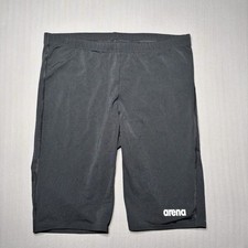 ARENA Men  s Swim Jammer Team Solid MaxLife Athletic Swimwear Size 38 Performance