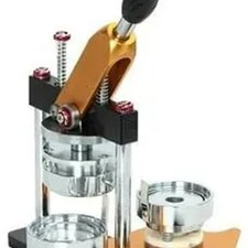 VEVOR Rotating Badge Button Maker Machine Kit with 75mm 3 inch Punch Press