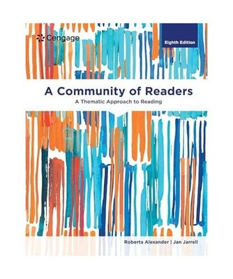 A Community of Readers: A Thematic Approach to Reading, Roberta Alexander, Jan J