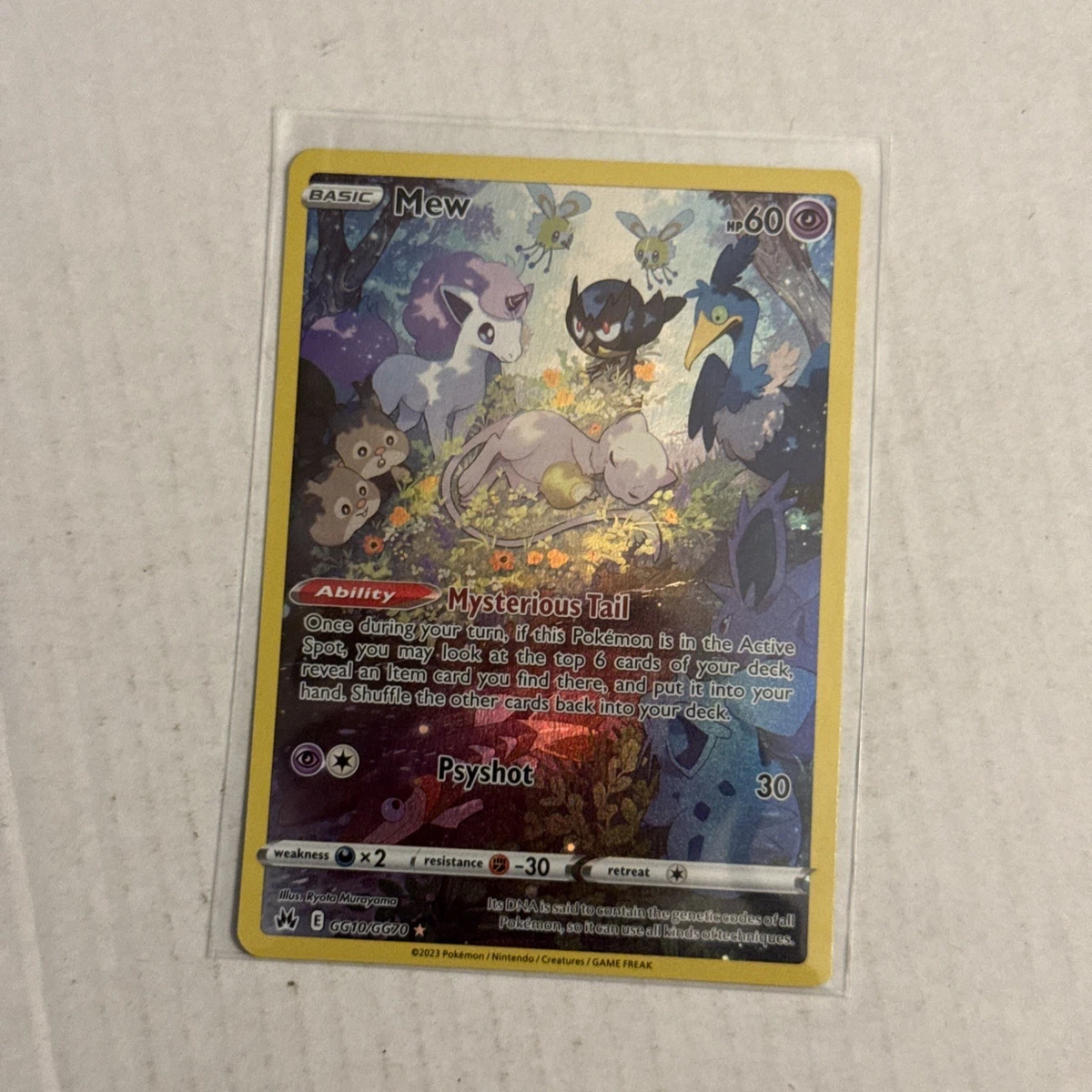 Mew GG10/GG70 Crown Zenith: Galarian Gallery Just Listed 2026