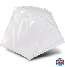200 Pcs 4.5x5.5" Clear Adhesive Shipping Envelopes Packing List Mailing Envelope