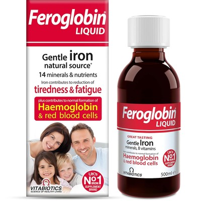 Vitabiotics Organic Feroglobin Liquid 500ml 