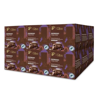 Tchibo Qbo Espresso Flavoured Dark Chocolate Premium Kaffeekapseln, 144 Stück