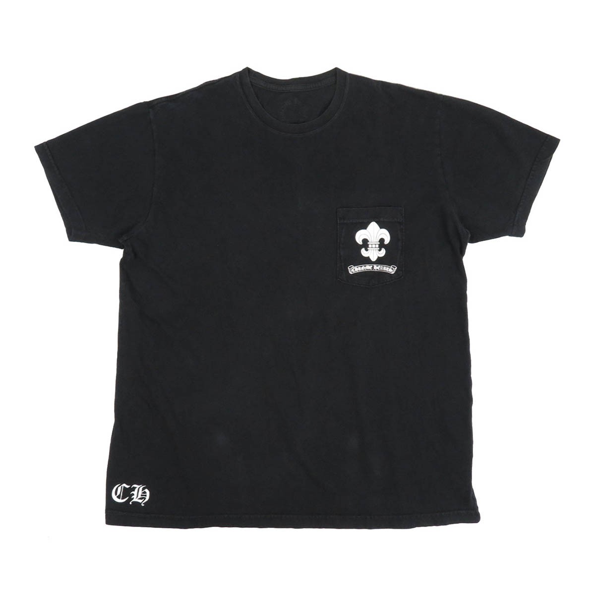 CHROME HEARTS BS Flare Print T-shirt mens black 【A】