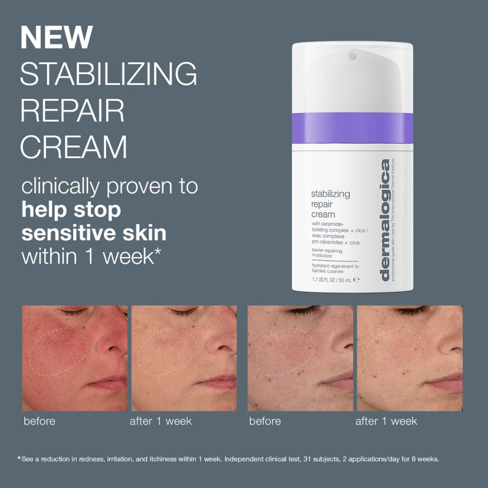AUTÉNTICA Crema Reparadora Estabilizante Dermalogica 1.7 fl oz NUEVA CAJA SELLADA Foto 2 de 2
