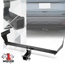 3500 lbs Rear 2" Round Trailer Hitch Receiver Kit Black for 21-24 Nissan Rogue